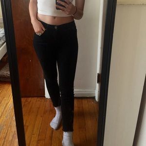 Forever 21 black jeans, cuffed pant